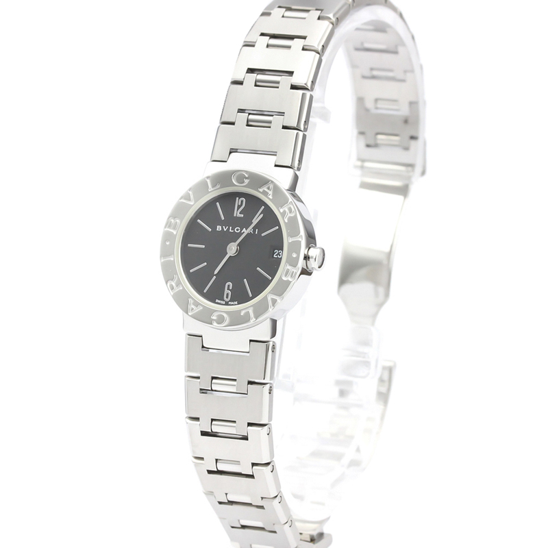 

Bvlgari Black Stainless Steel Quartz Bb23Ss Women's Wristwatch