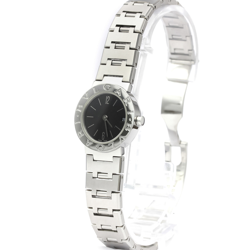

Bvlgari Black Stainless Steel Quartz BB23SS Women's Wristwatch