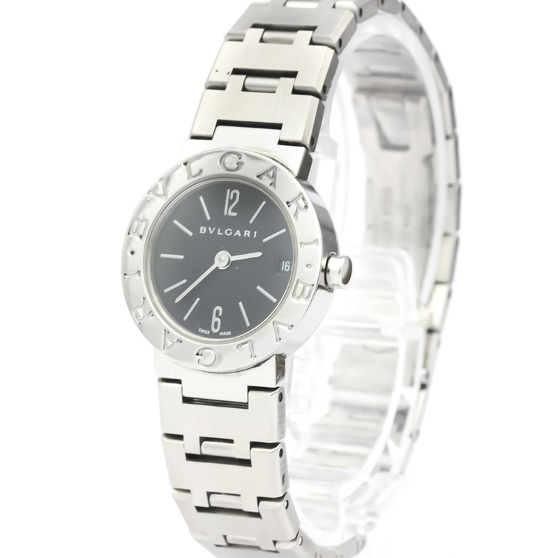 

Bvlgari Black Stainless Steel Quartz BB23SS Women's Wristwatch