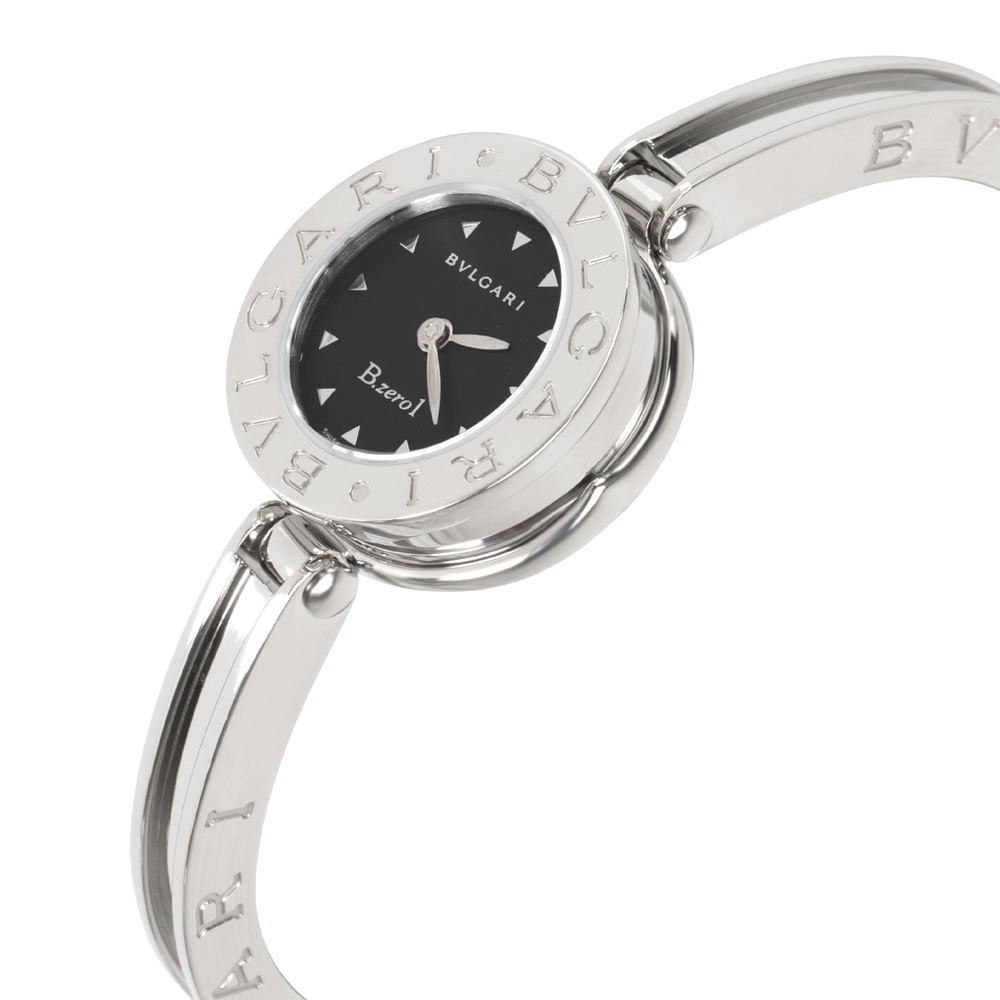 

Bvlgari Black Stainless Steel B Zero BZ 22  Women' Wristwatch 22MM