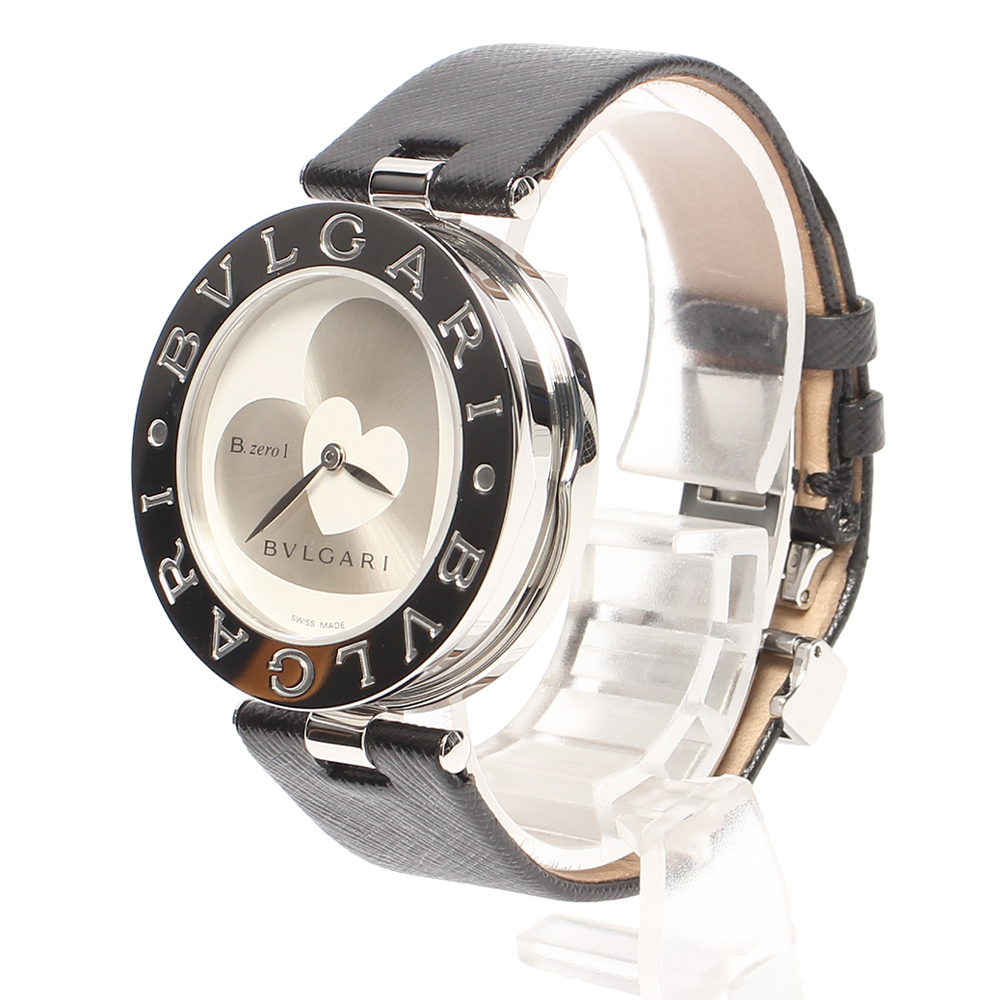 

Bvlgari Silver and Leather B-zero