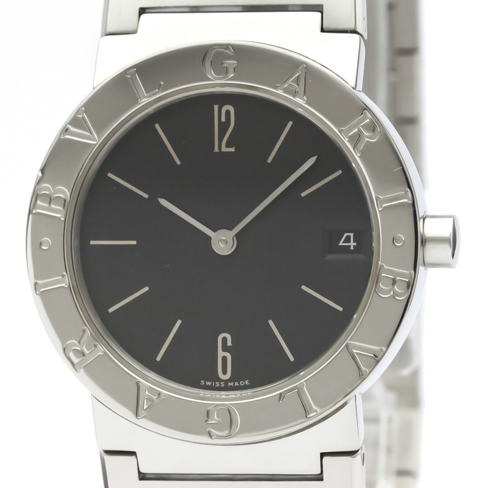 Bvlgari Black Stainless Steel Bvlgari Bvlgari BB30SSD Women's Wristwatch 30MM