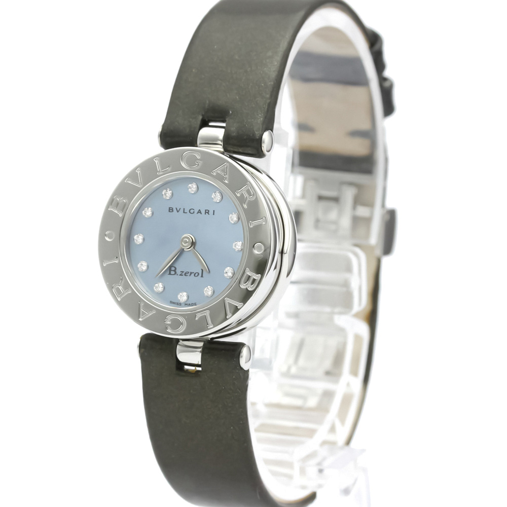 

Bvlgari Blue MOP Stainless Steel Diamond B-Zero1 BZ22S Women's Wristwatch