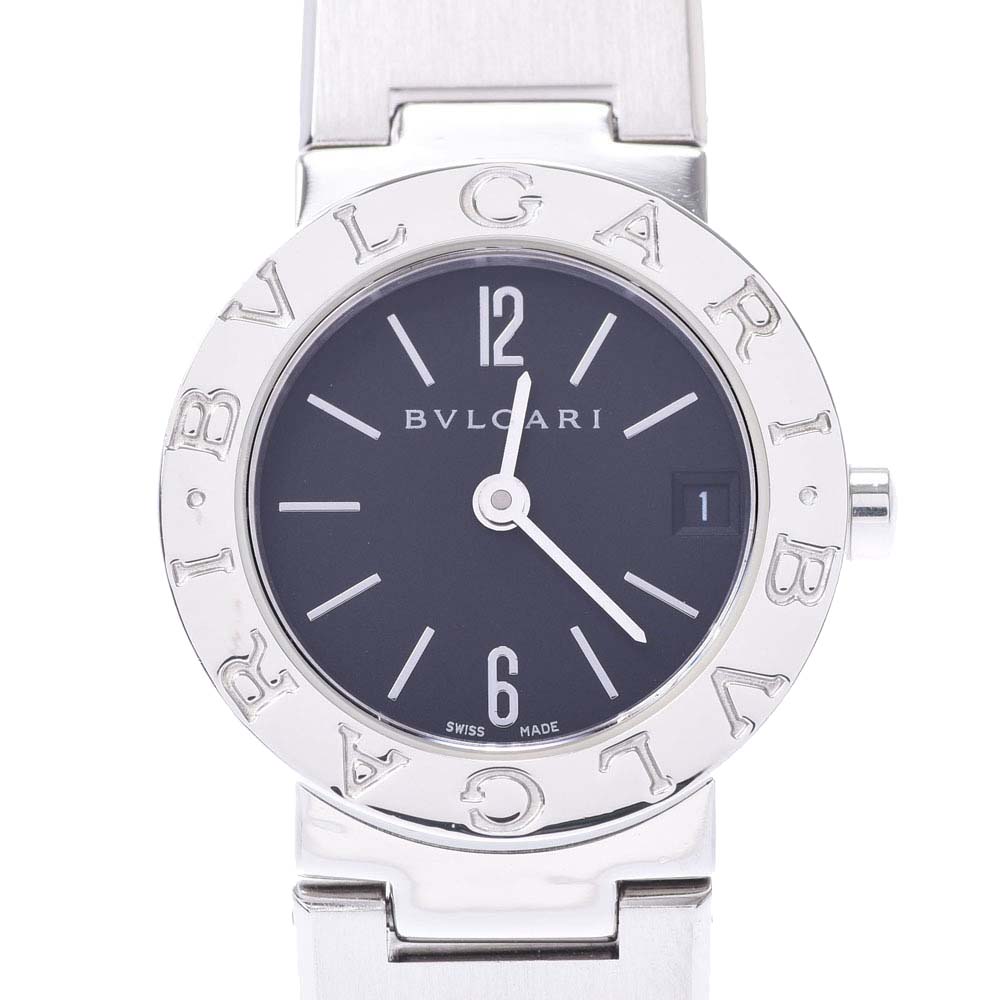 Bvlgari Black Stainless Steel Bvlgari Bvlgari BB23SS Women's Wristwatch 23MM