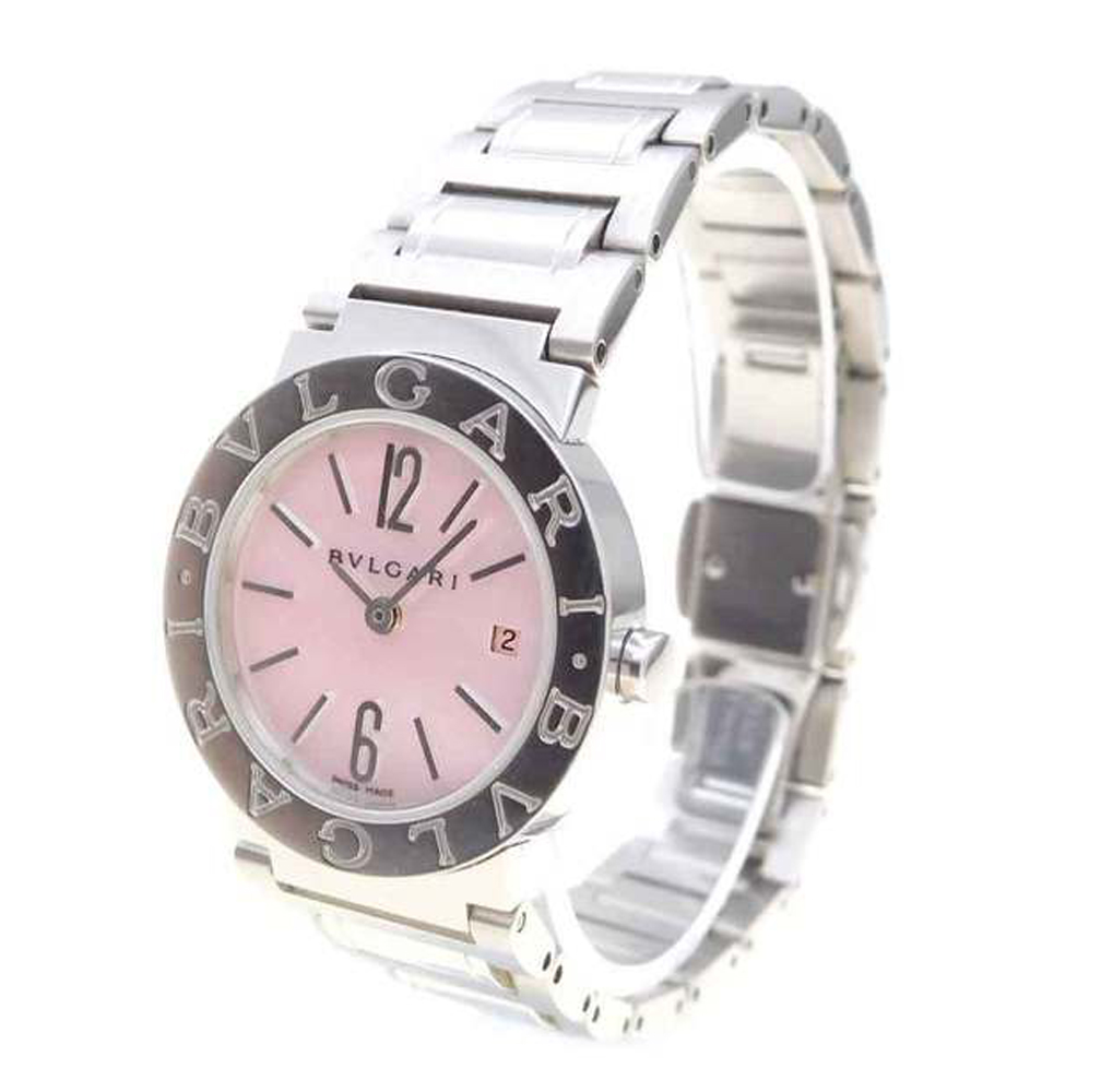 

Bvlgari Pink MOP Stainless Steel Bvlgari Bvlgari BB26SS Women's Wristwatch