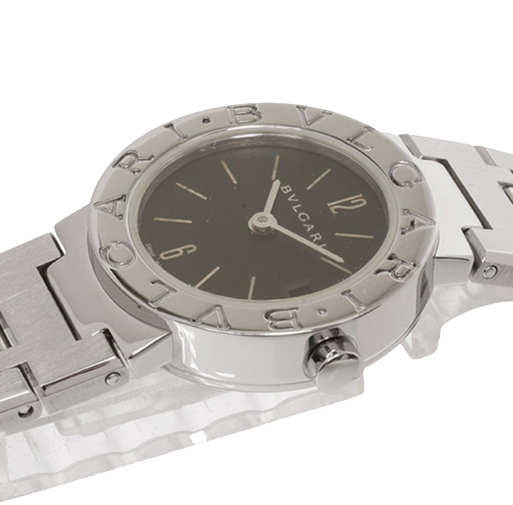 

Bvlgari Black Stainless Steel Diagono Bvlgari Quartz Women's Wristwatch
