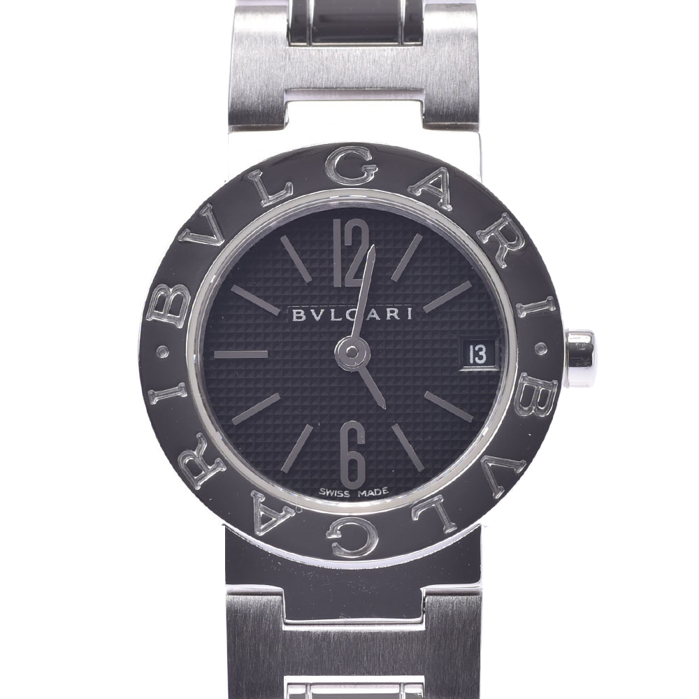 Click to view more detailed imagery on our partner's website Pre-owned Bvlgari Bb23ss Quartz Women's Wristwatch 23 Mm In Black
