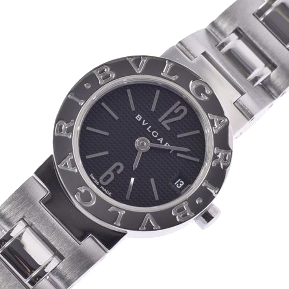 

Bvlgari Black Stainless Steel Bvlgari BB23SS Quartz Women's Wristwatch