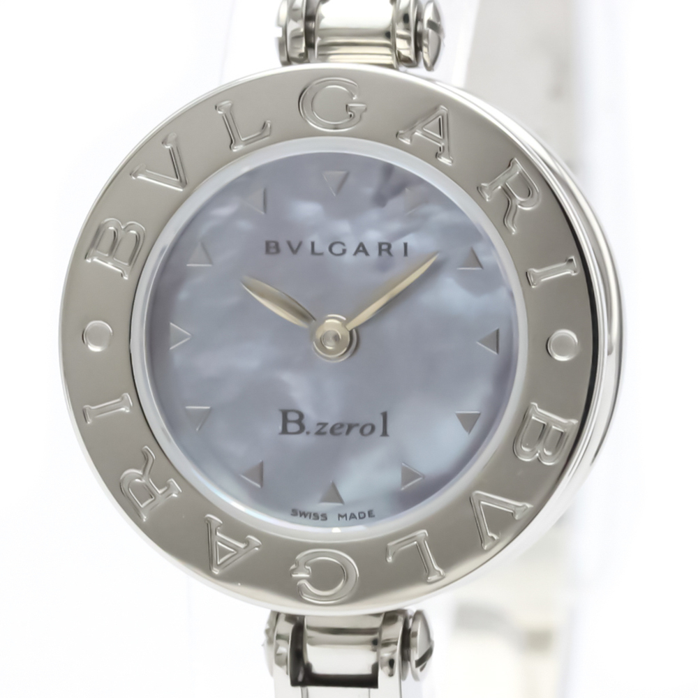 

Bvlgari Blue MOP Stainless Steel B-Zero1 Quartz BZ22S Women's Wristwatch 22 MM