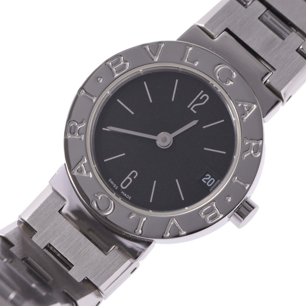 

Bvlgari Black Stainless Steel Bvlgari BB23SS Women's Wristwatch