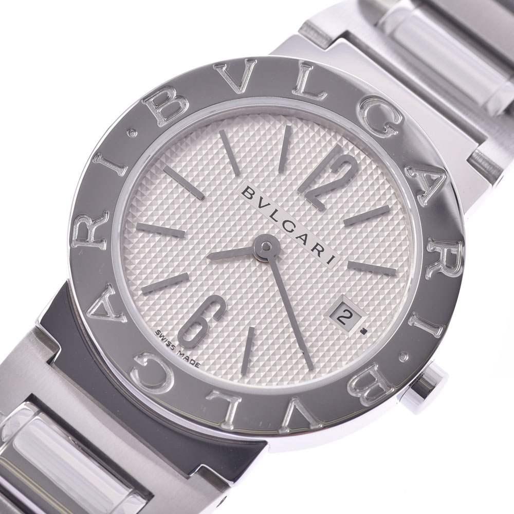 

Bvlgari White Stainless Steel Bvlgari BB26SS Women's Wristwatch
