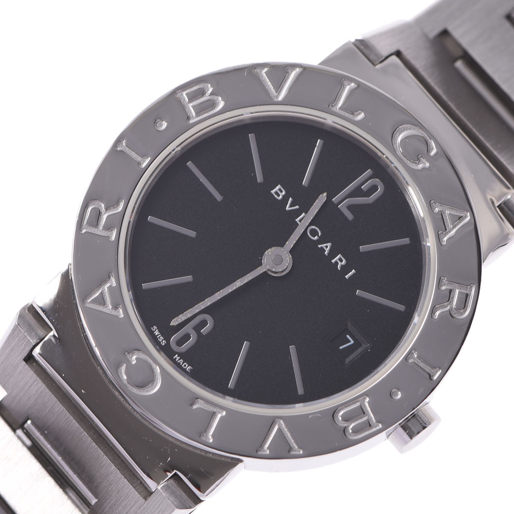 

Bvlgari Black Stainless Steel Bvlgari BB26SS Women's Wristwatch