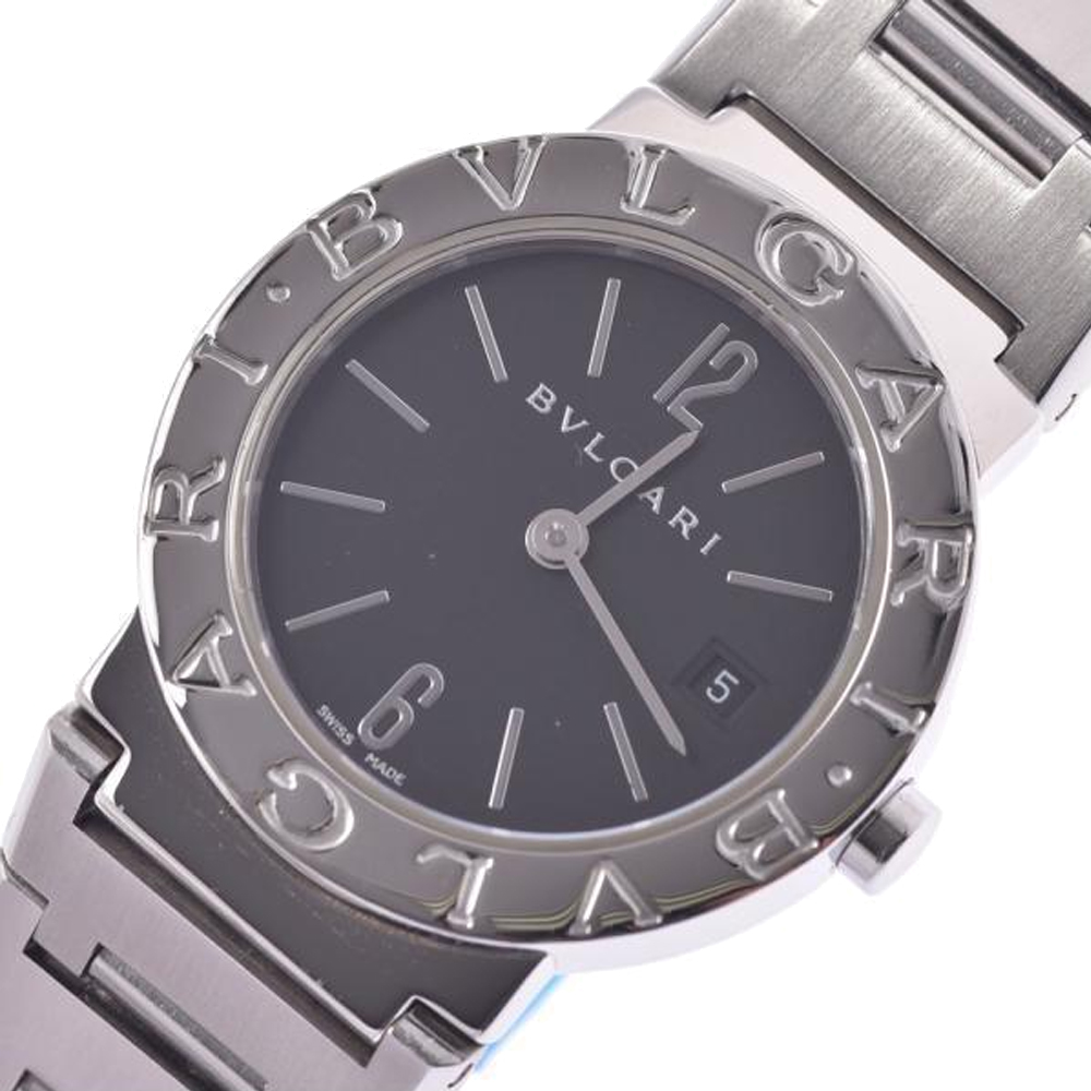 

Bvlgari Black Stainless Steel Bvlgari BB26SS Women's Wristwatch