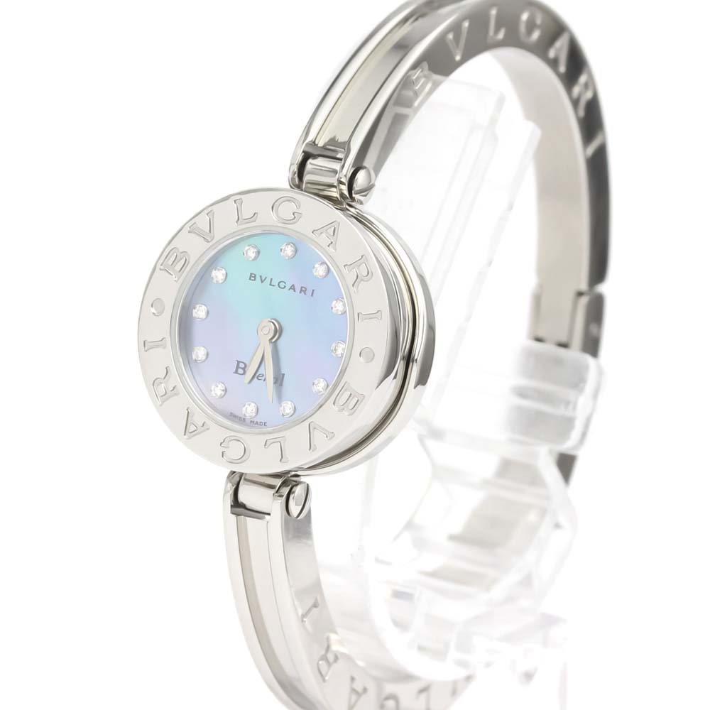 

Bvlgari Blue MOP Diamonds Stainless Steel B.Zero1 Quartz Bz22S Women's Wristwatch