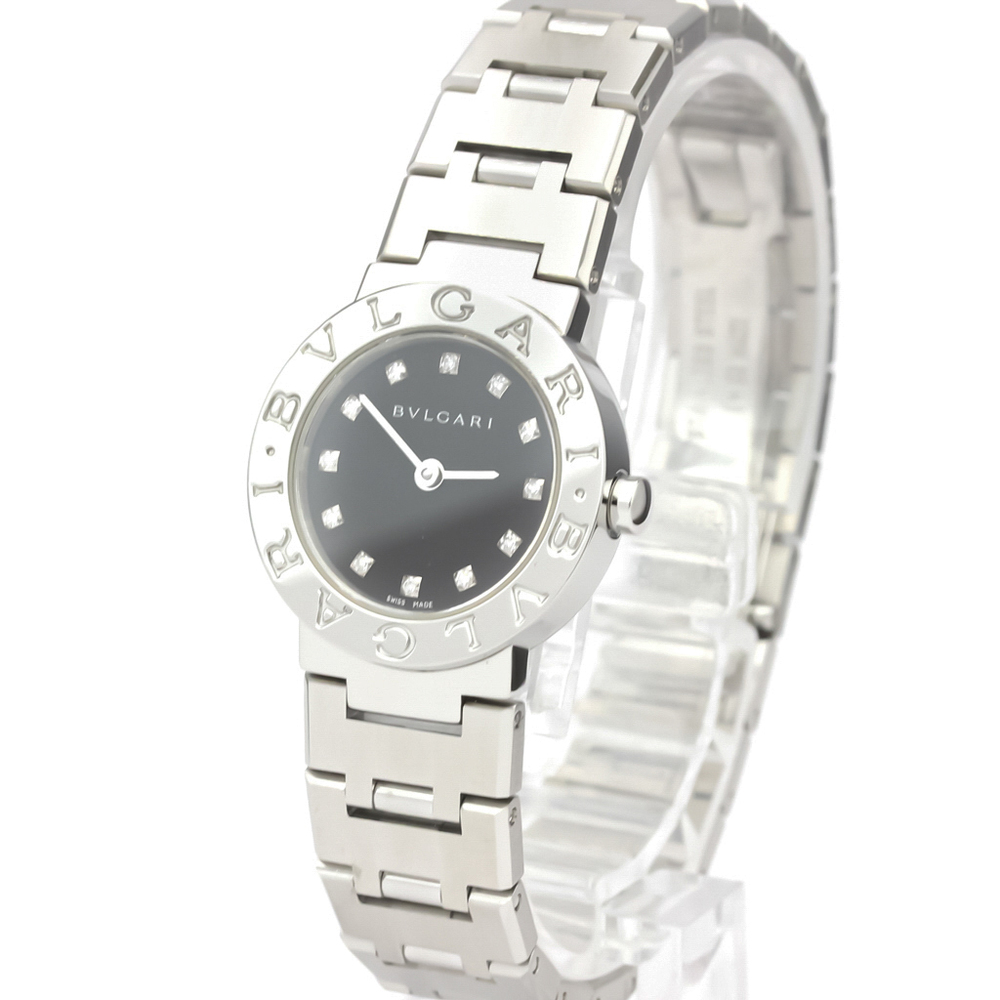 

Bvlgari Black Diamonds Stainless Steel Bvlgari Bvlgari BB23SS Quartz Women's Wristwatch 22 MM