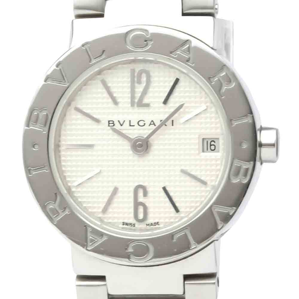 

Bvlgari White Stainless Steel Bvlgari Bvlgari BB23SS Women's Wristwatch 22 MM