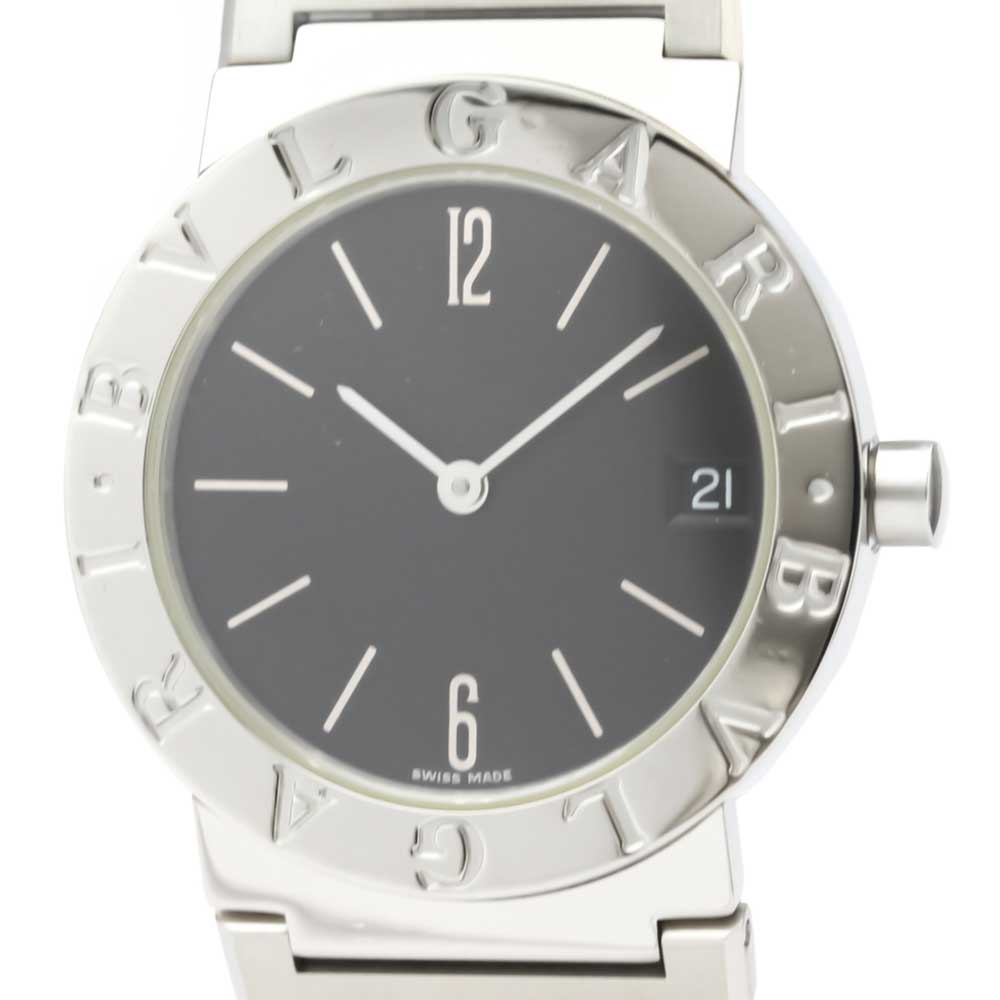 

Bvlgari Black Stainless Steel Bvlgari Bvlgari BB30SS Quartz Women's Wristwatch 30 MM