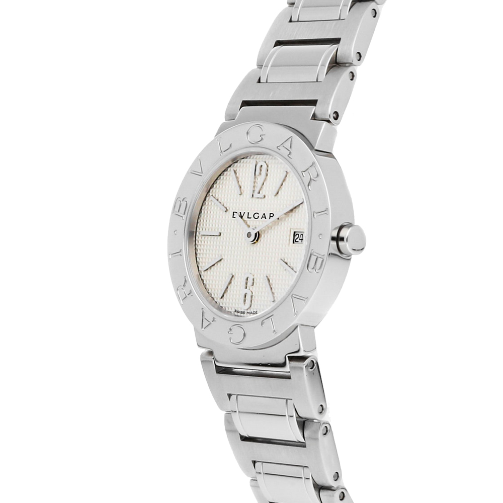 

Bvlgari White Stainless Steel BB26SSD/N Women's Wristwatch 26 MM