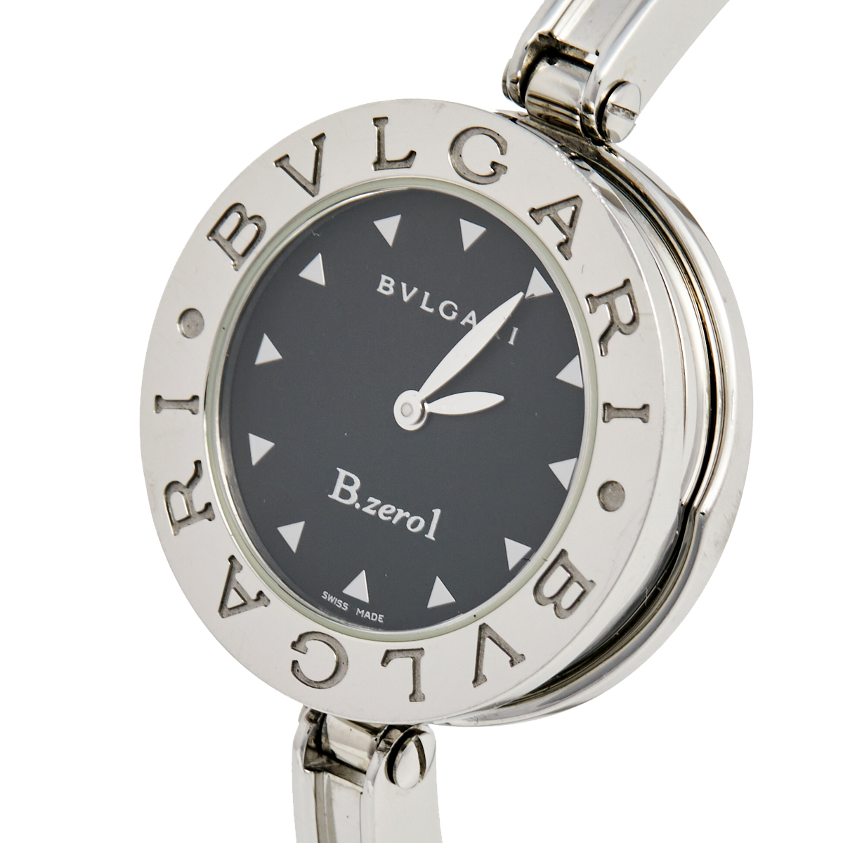 

Bvlgari Black Stainless Steel B.Zero1 BZ 30  Women' Wristwatch 30 mm