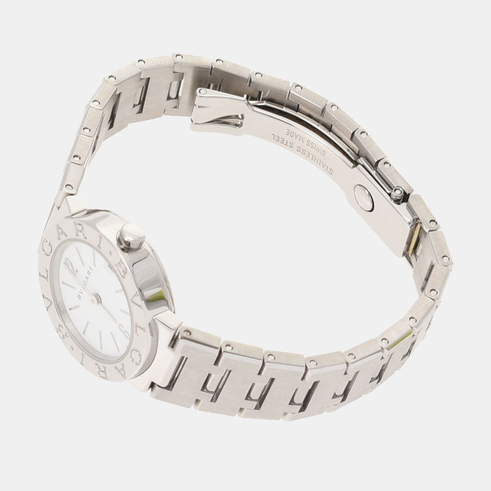 

Bvlgari white Stainless Steel Bvlgari BB23SS Women's Wristwatch 23 MM