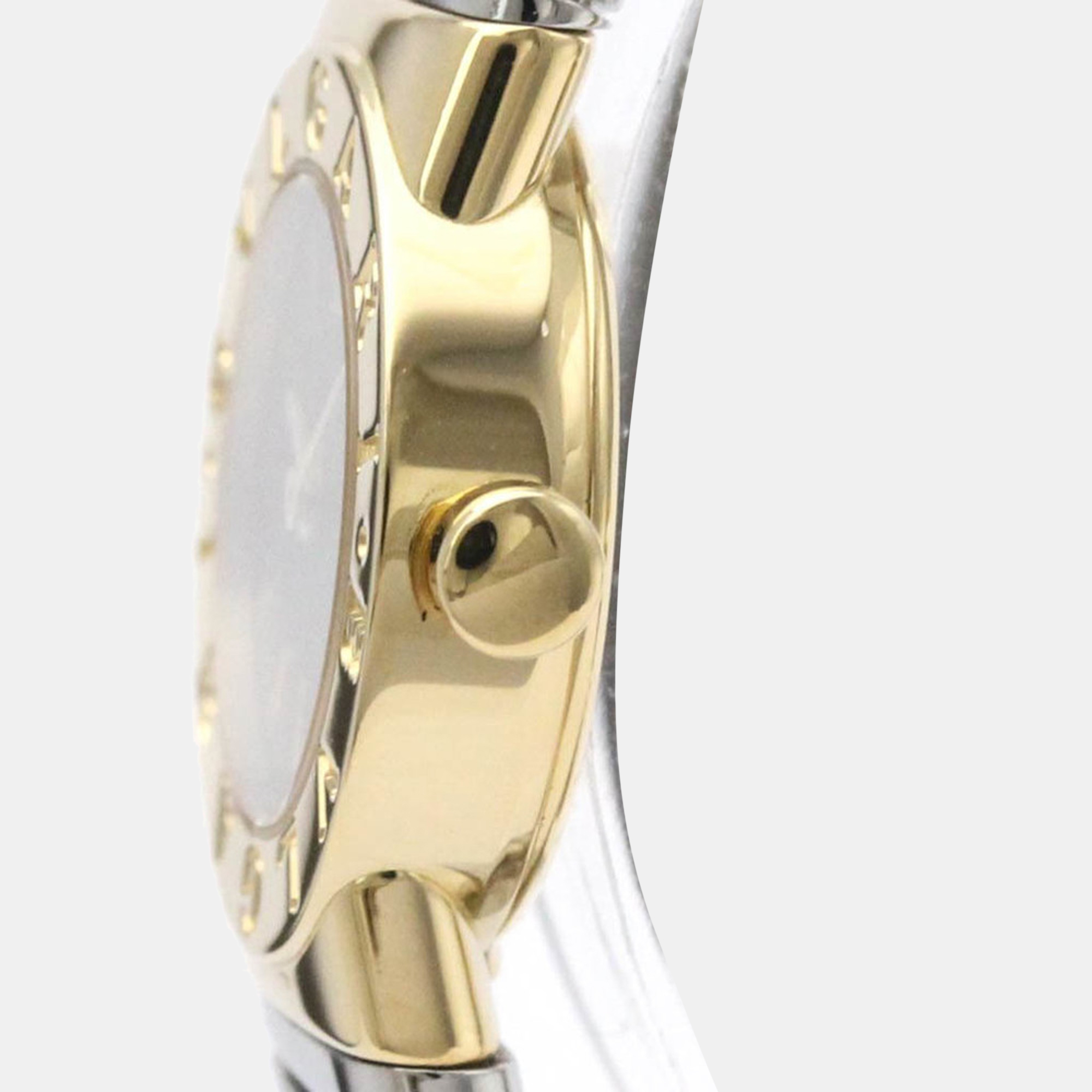 

Bvlgari Black 18k Yellow Gold Tubogas BB192T Quartz Women's Wristwatch 19 mm