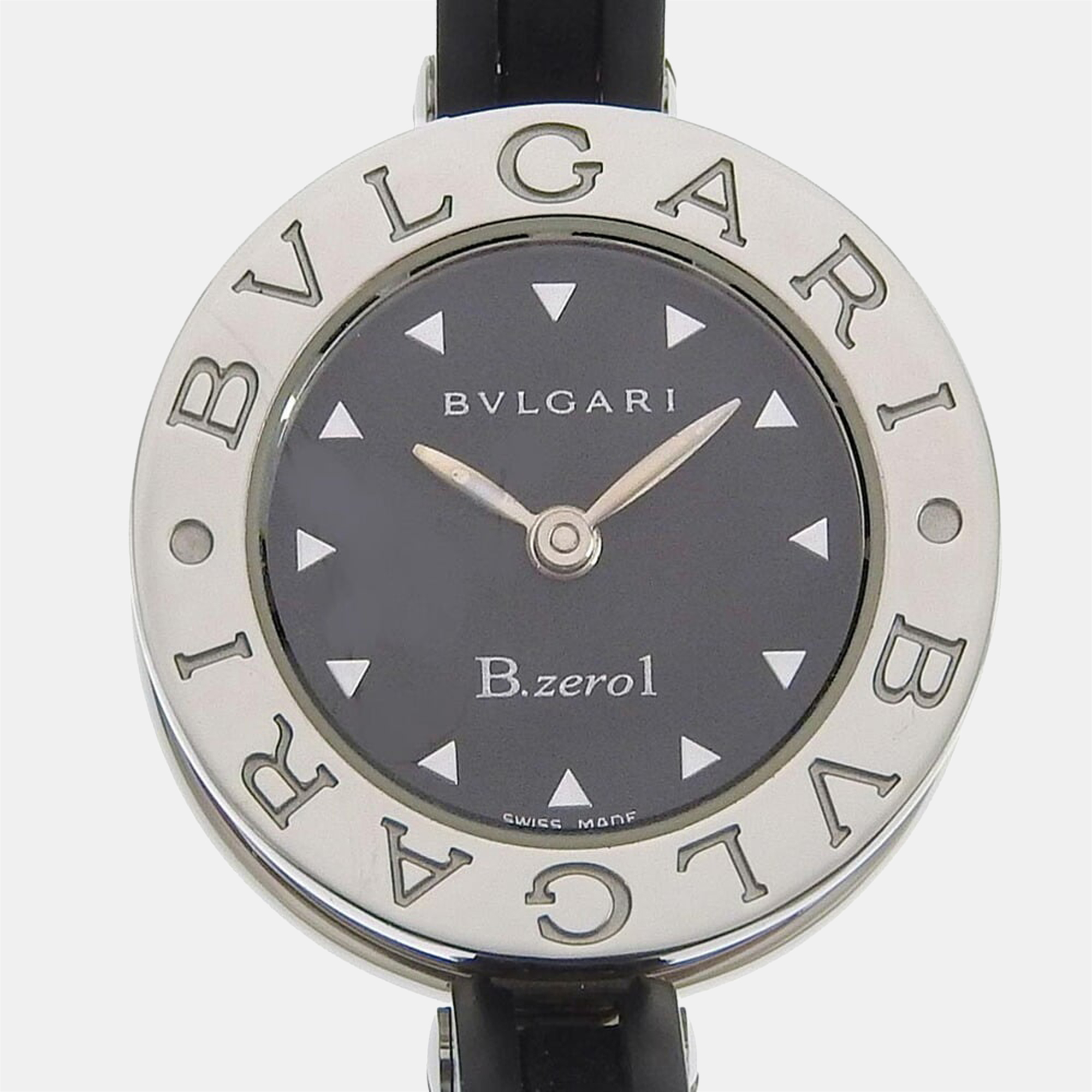 Bvlgari Black Stainless Steel B.Zero1 BZ22S Quartz Women's Wristwatch ...