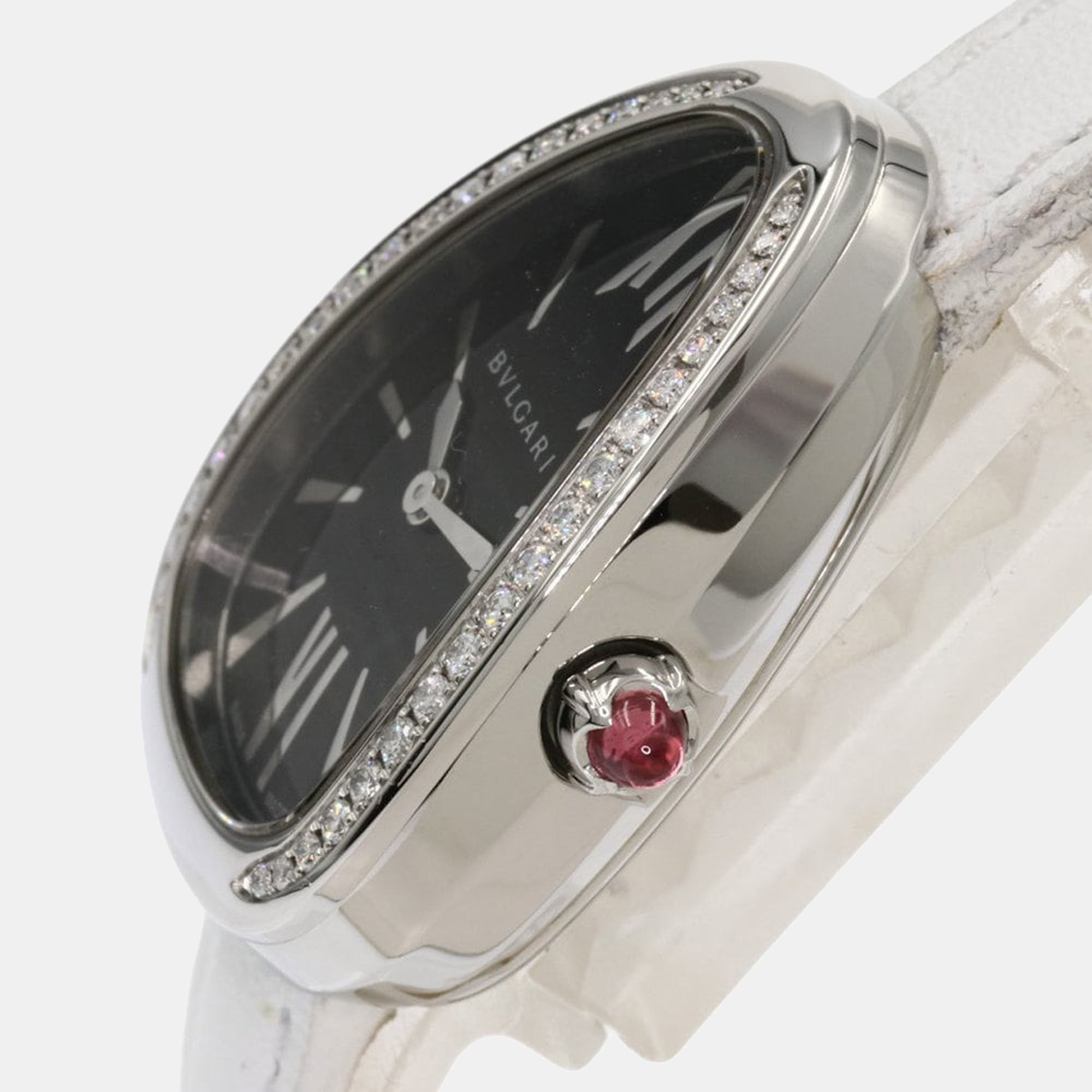 

Bvlgari Black Diamonds Stainless Steel Serpenti SP32BSDL Women's Wristwatch 23 mm