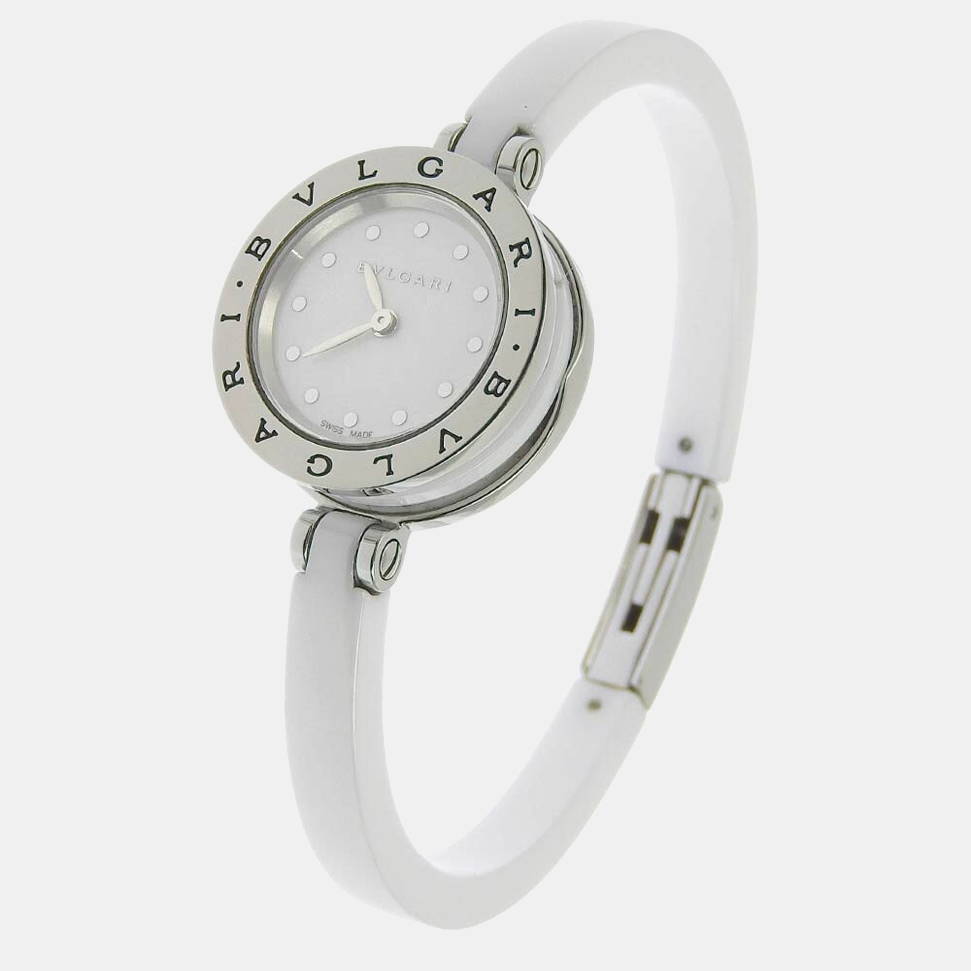 

Bvlgari White Stainless Steel B.Zero1 BZ23S Women's Wristwatch 23 mm