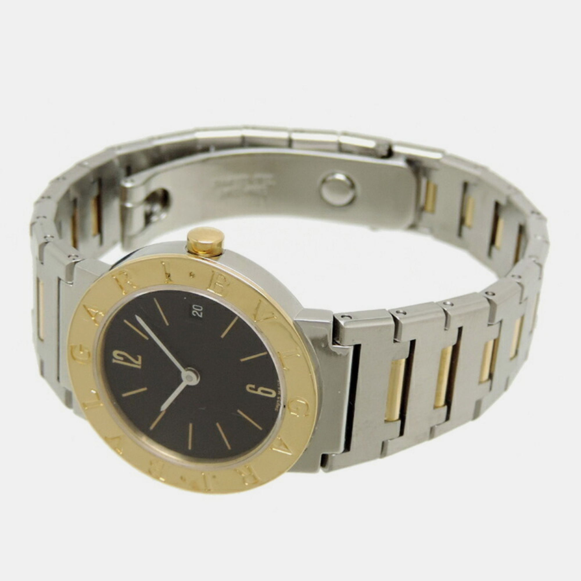 

Bvlgari Black Stainless Steel Bvlgari Bvlgari BB26SGD Quartz Women's Wristwatch 26 mm