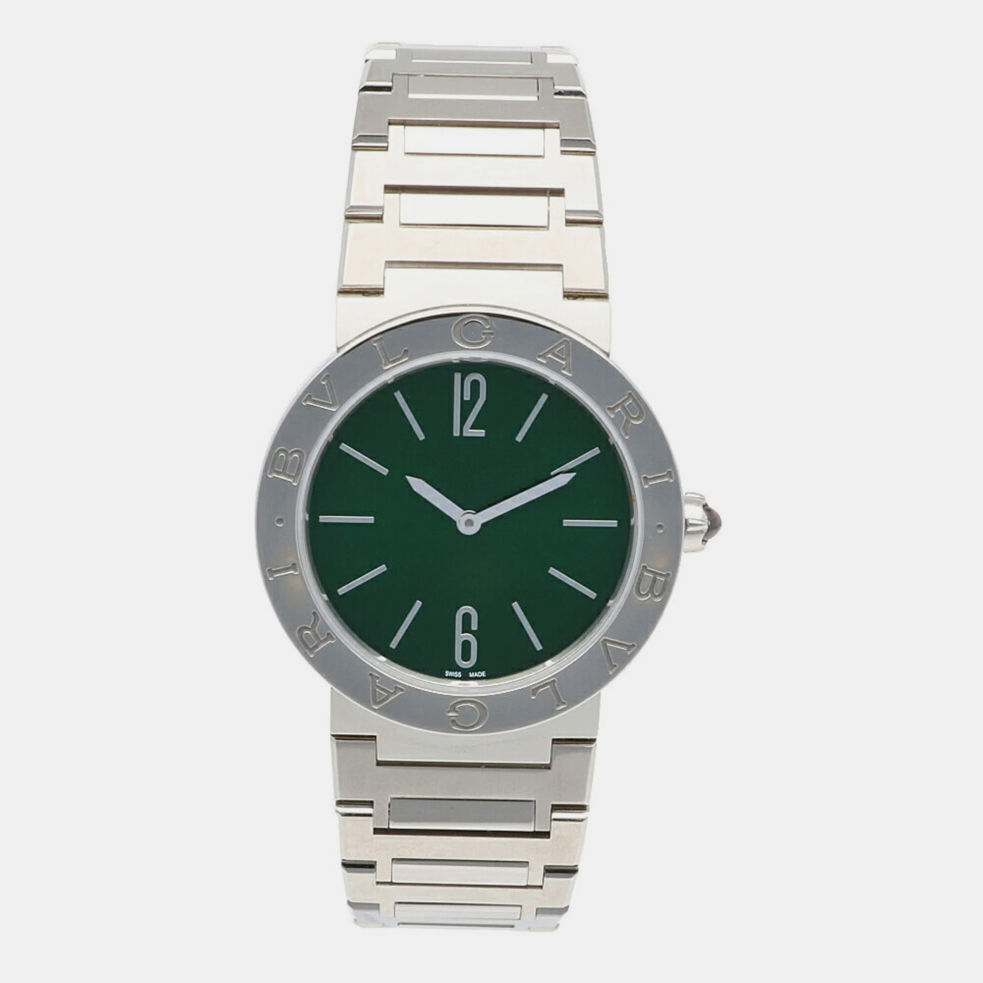 

Bvlgari Green Stainless Steel Bvlgari Bvlgari BB33S Quartz Women's Wristwatch