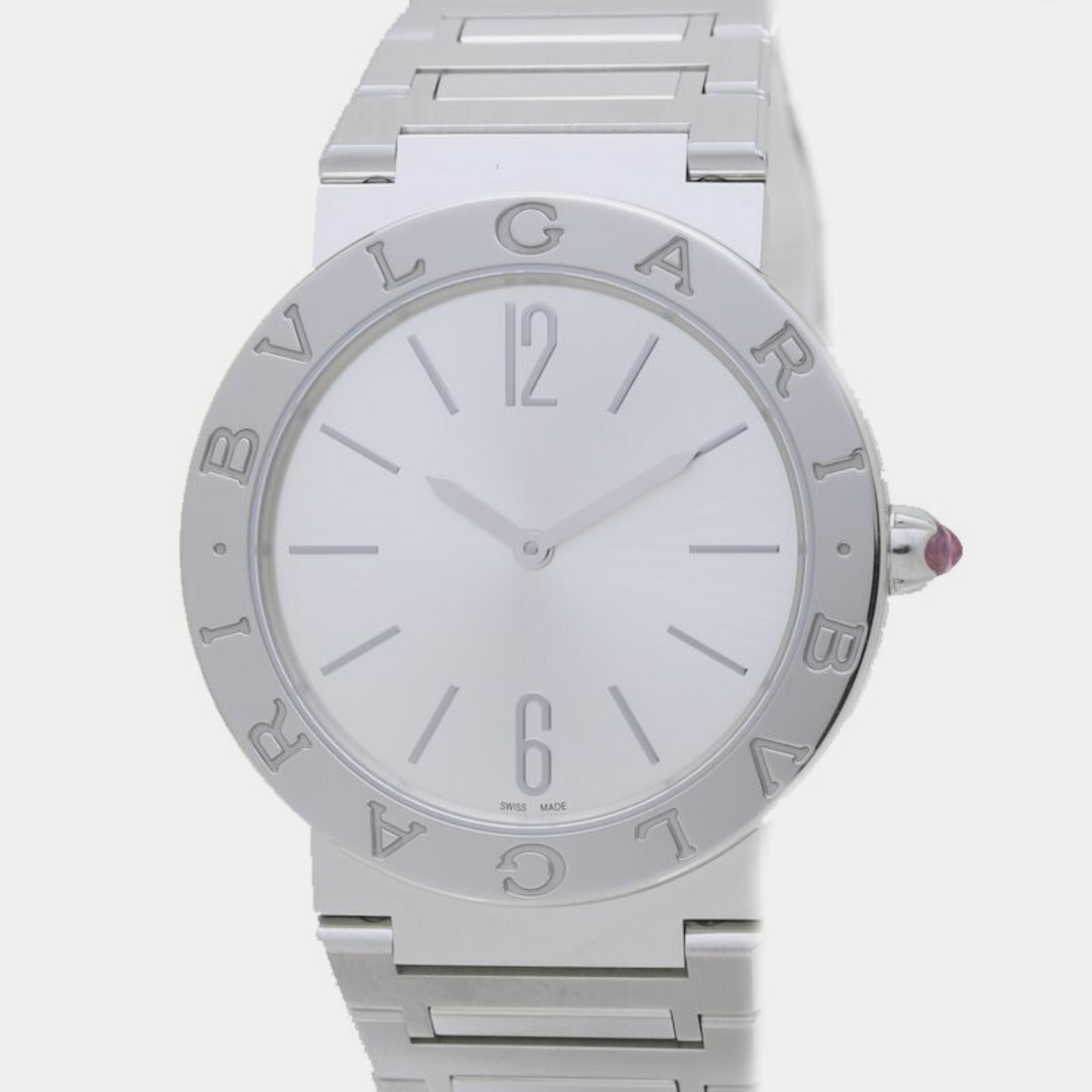 

Bvlgari Silver Stainless Steel Bvlgari Bvlgari 103575 BB33S Quartz Women's Wristwatch