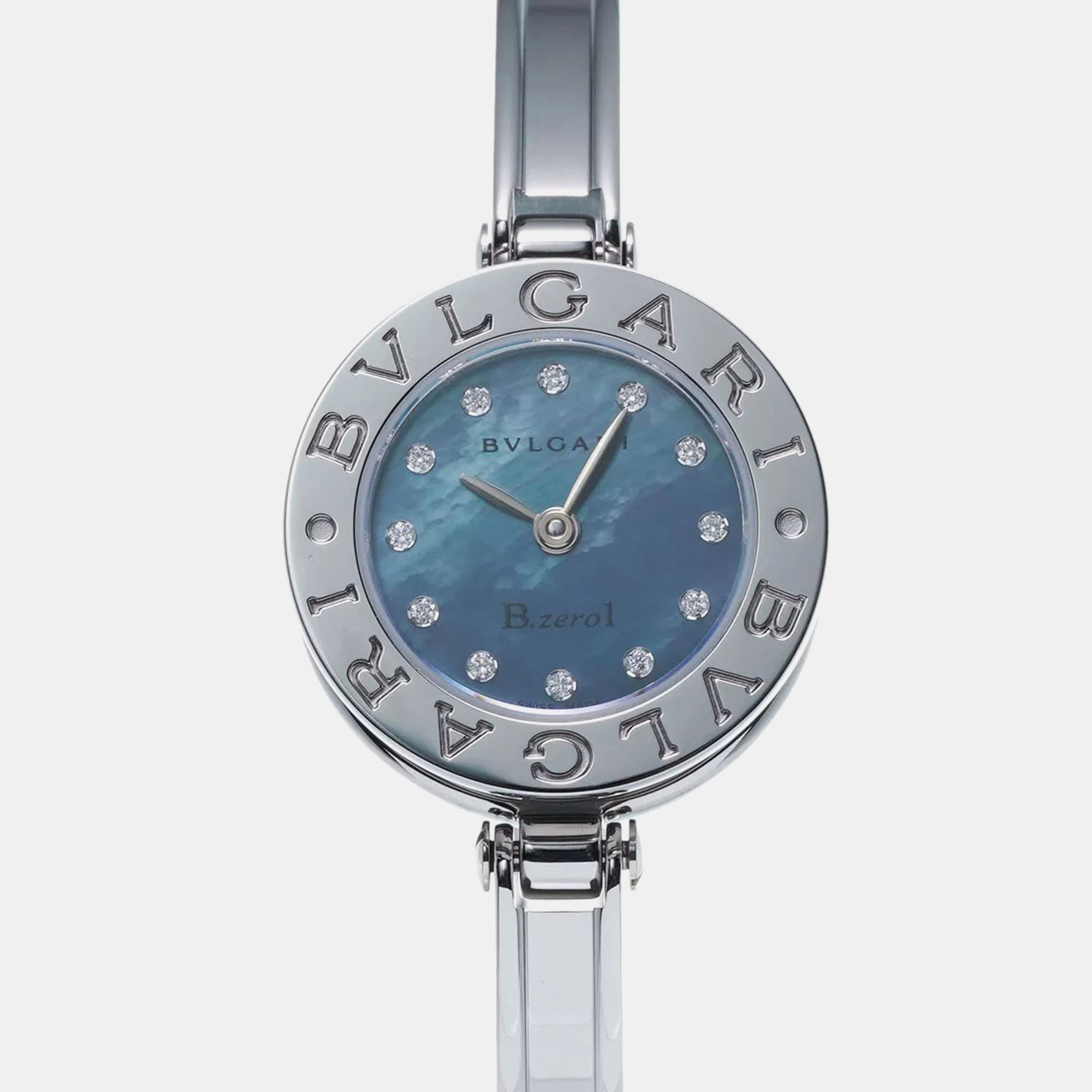

Bvlgari Blue Diamond Stainless Steel B.Zero1 BZ22S Quartz Women's Wristwatch 22 mm
