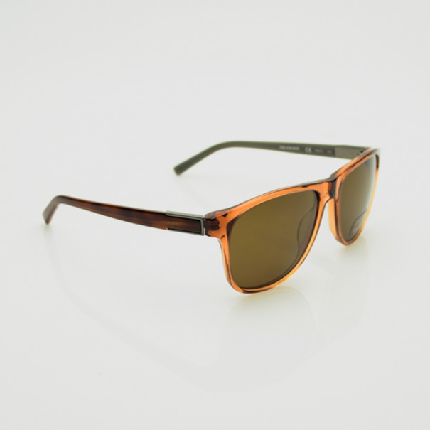 Calvin Klein Orange Frame Polarized CK7855SP Sunglasses