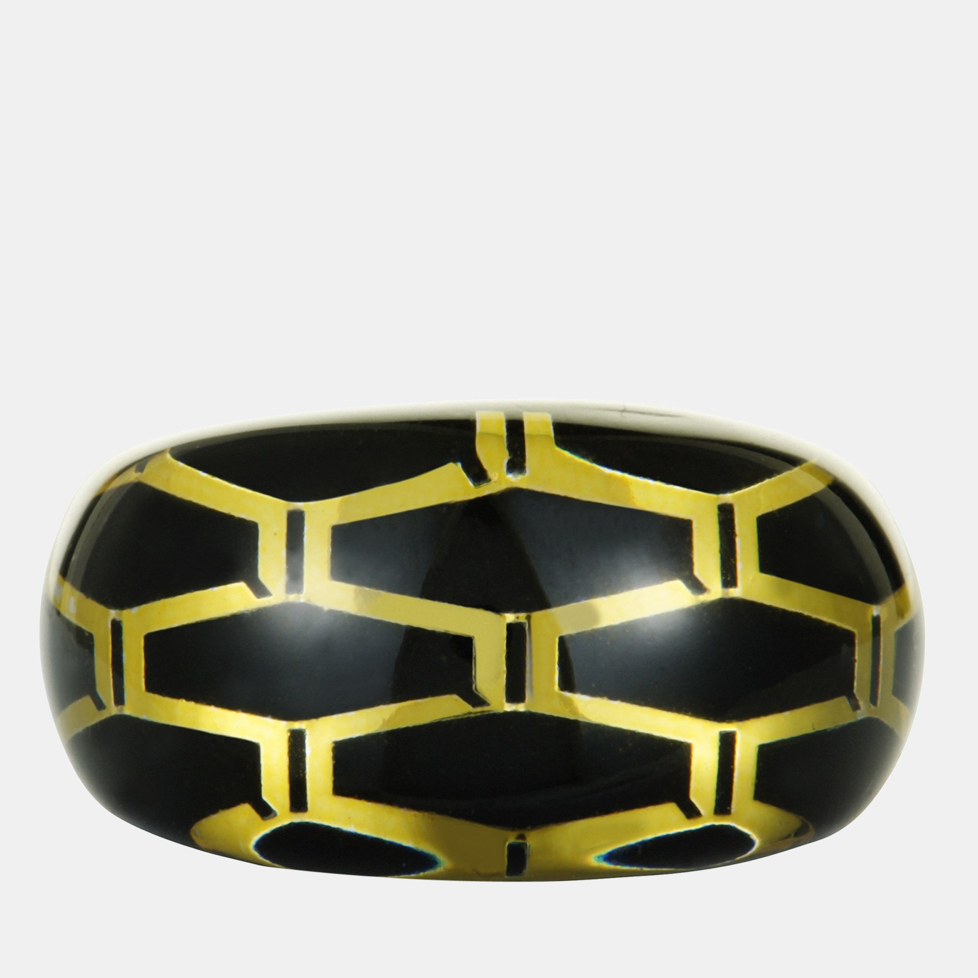 

Calvin Klein "Abstract" Yellow & Black PVD Stainless Steel Ring KJ2SBR5601-06