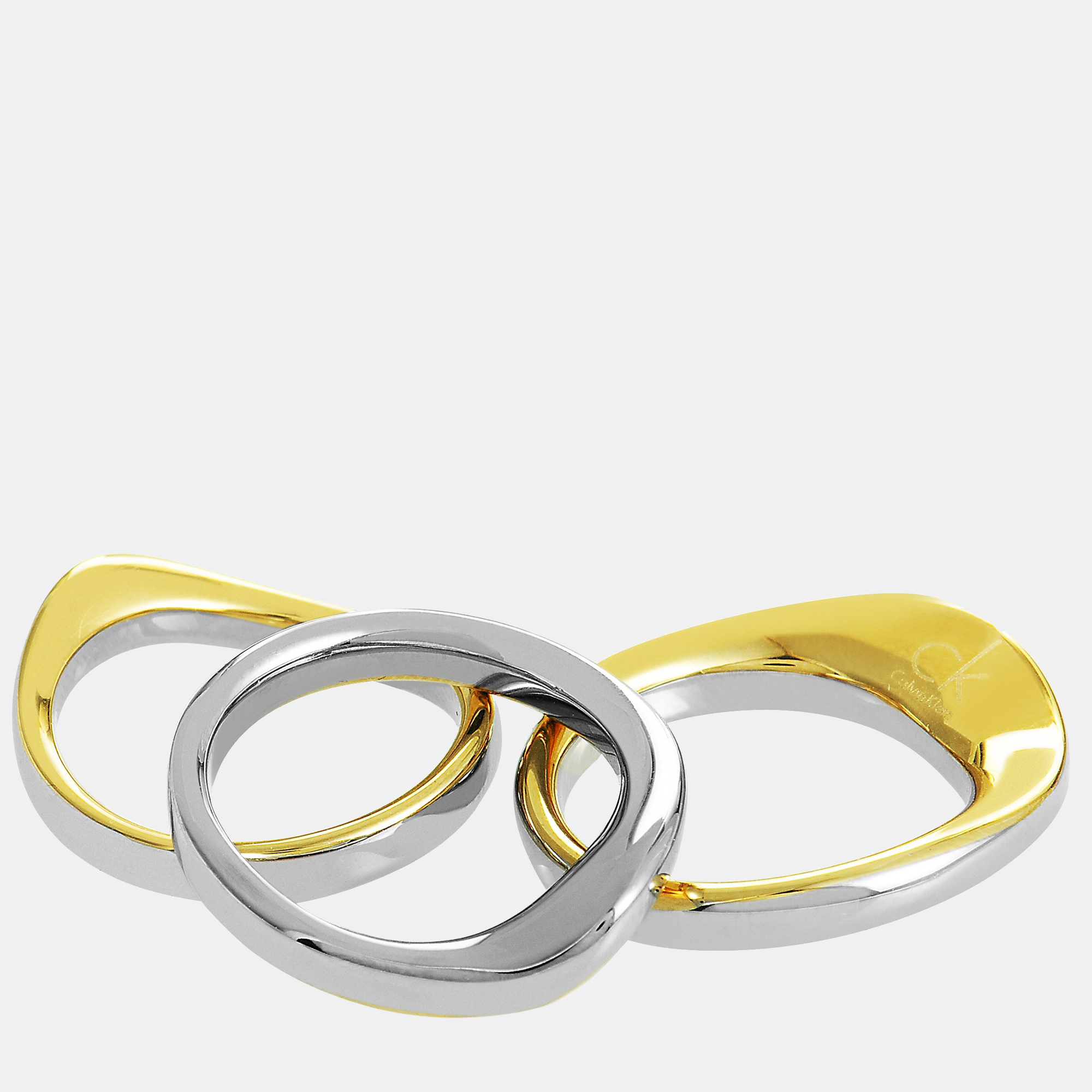 

Calvin Klein "Undulate" Yellow PVD Stainless Steel Rings Set KJ1AJR2001-06