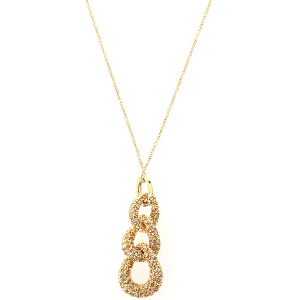 Pre Owned Carolina Herrera Pendant Necklace