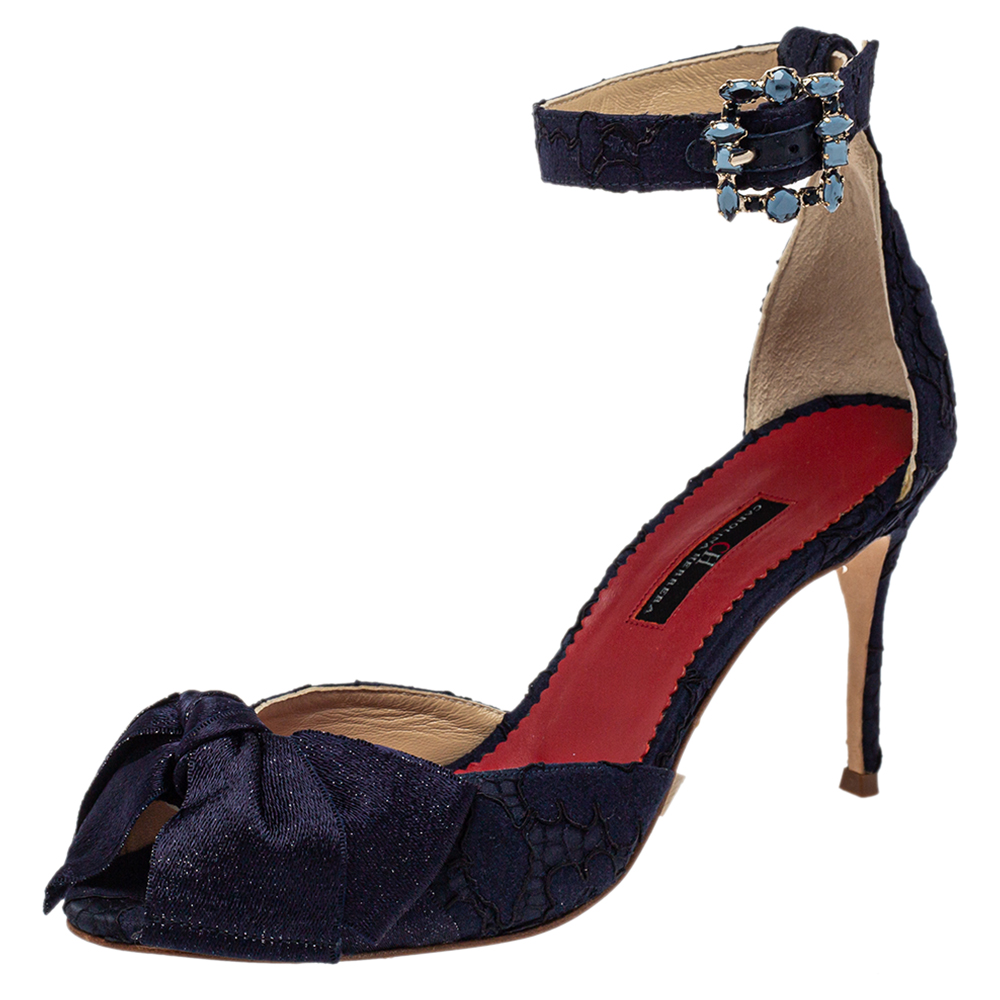 navy blue ankle strap sandals