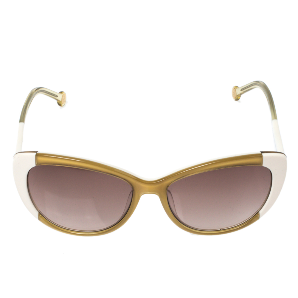 

Carolina Herrera Bicolor/ Brown Gradient SHE648 Cateye Sunglasses