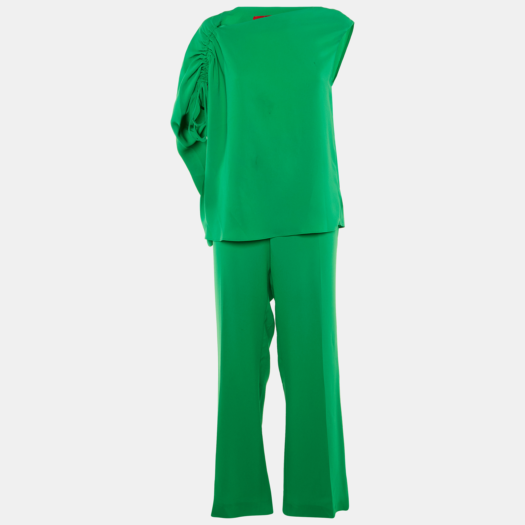 

Carolina Herrera Green Crepe Top & Pants Set L/M
