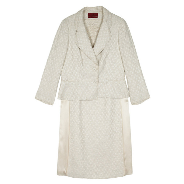 Pre Owned Carolina Herrera Dress Suit L
