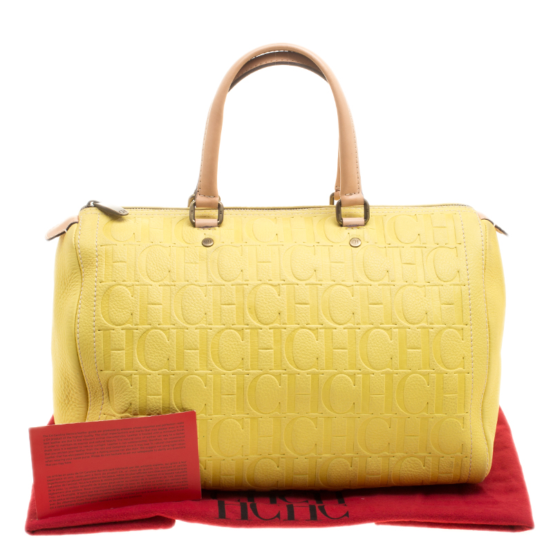 Carolina herrera sales yellow bag