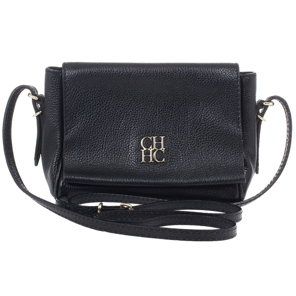 Pre Owned Carolina Herrera Black Small Cross Body Bag