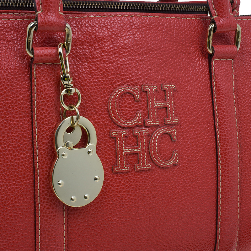 Leather bag Carolina Herrera Red in Leather - 27521118