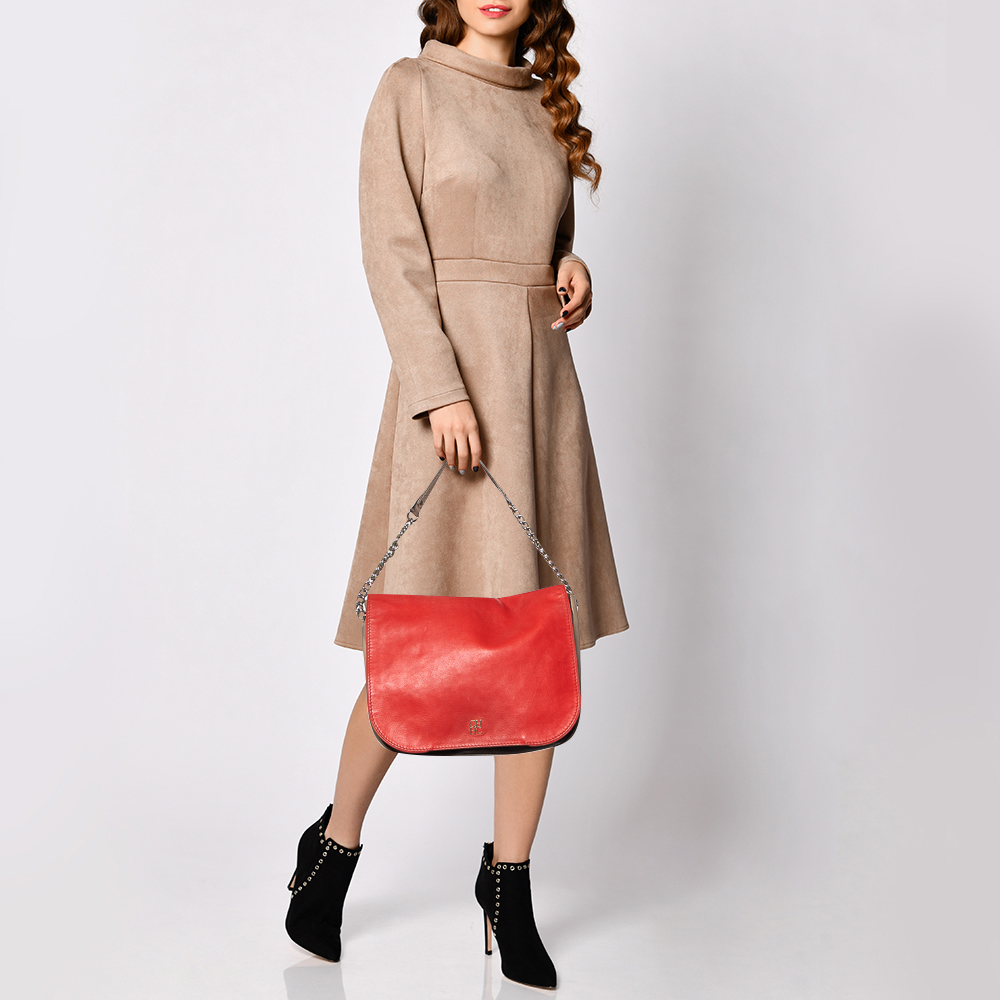 

CH Carolina Herrera Multicolor Leather Baltazar Shoulder Bag