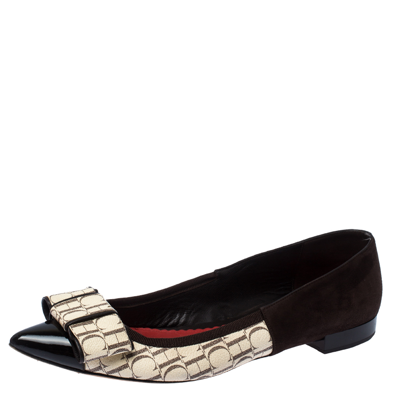 womens brown pointed toe flats