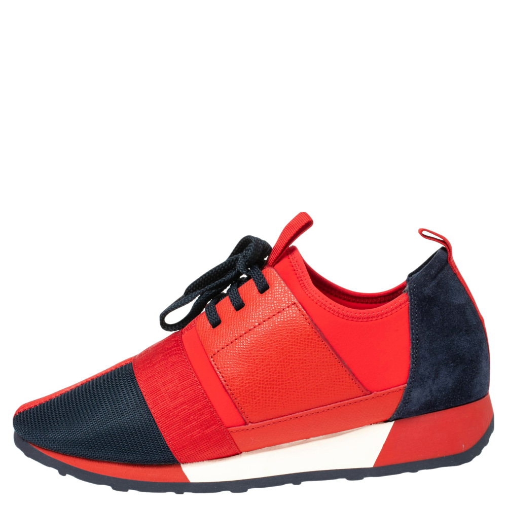 

Carolina Herrera Multicolor Fabric, Leather, and Suede Low Top Sneakers Size