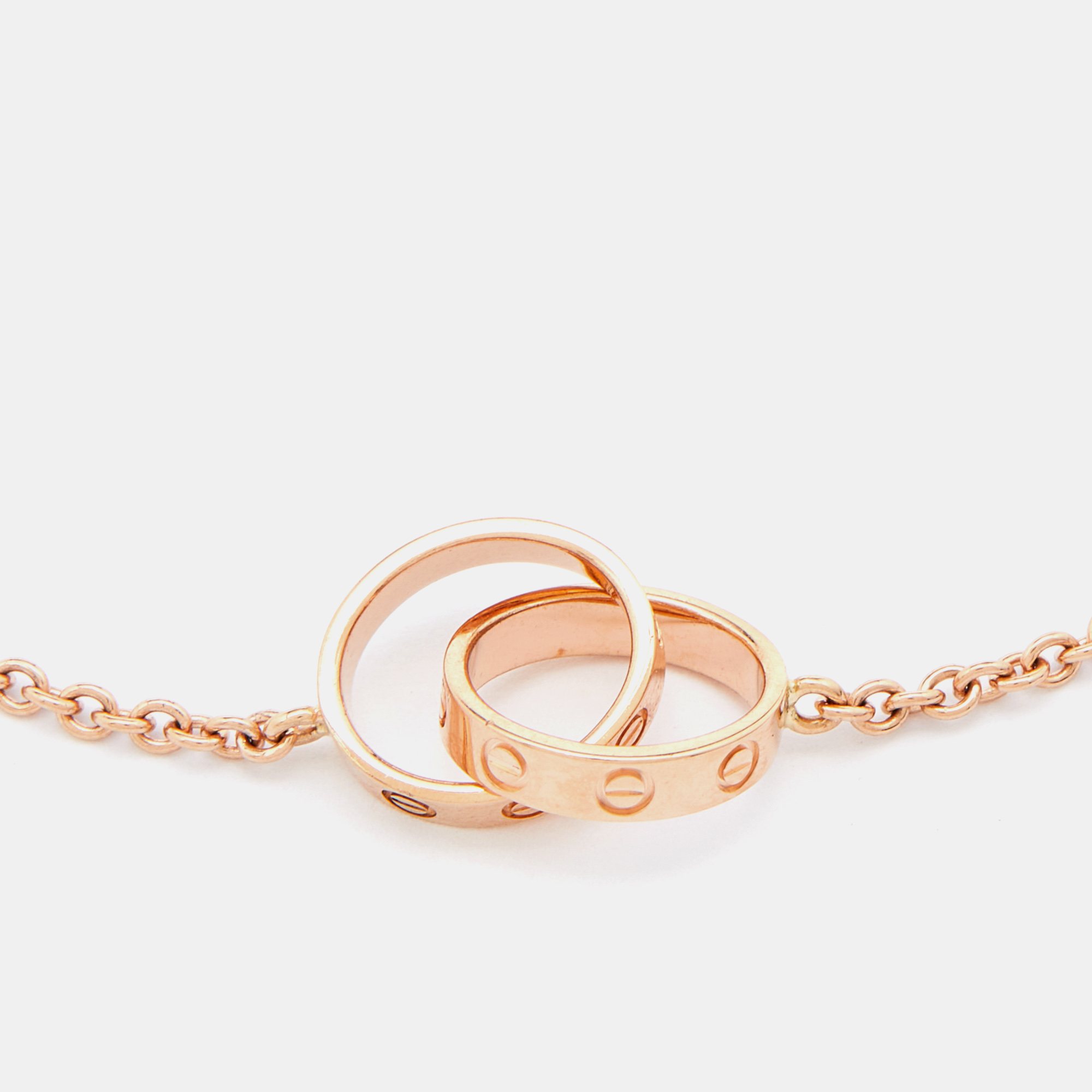 

Cartier Love Interlocking Loops 18k Rose Gold Bracelet