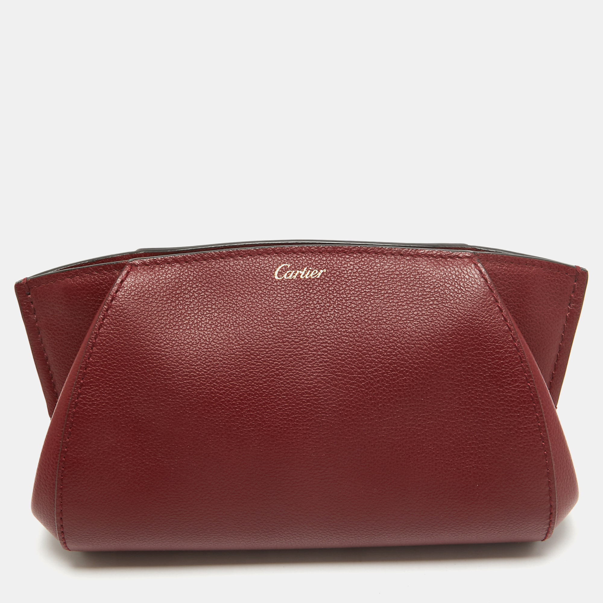 

Cartier Red Leather C De Cartier Clutch