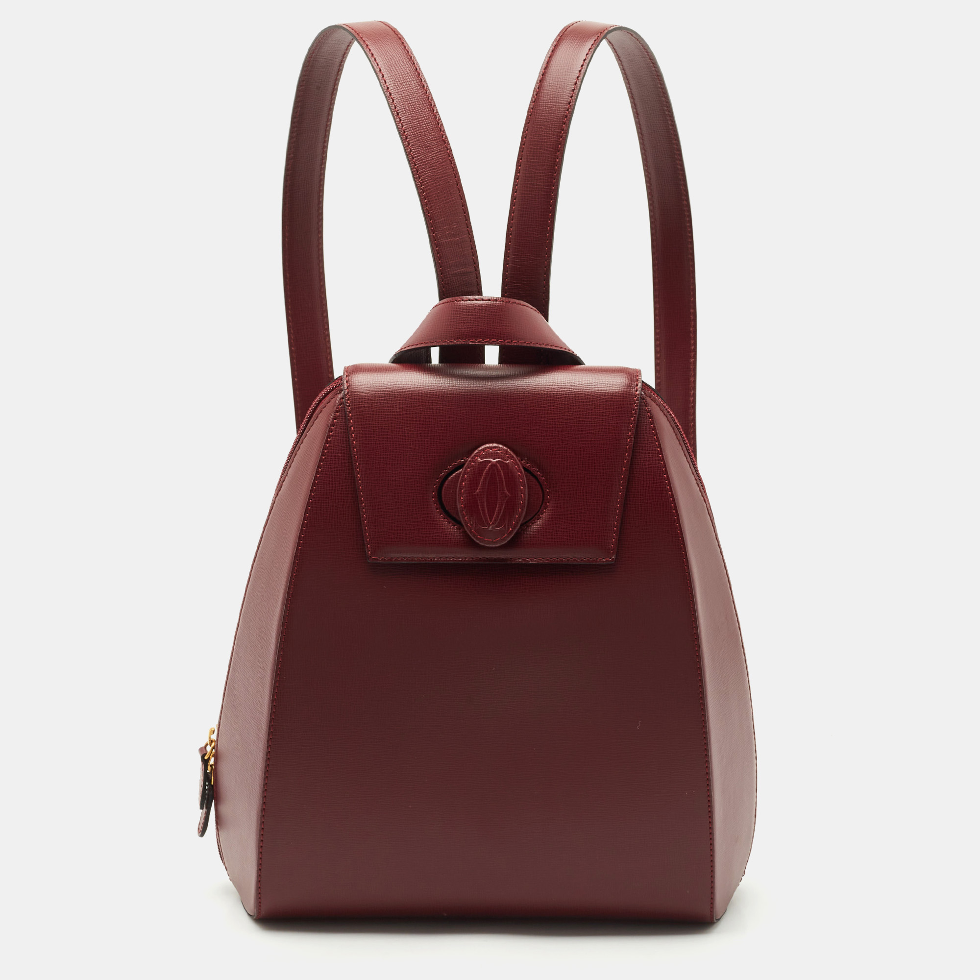 

Cartier Burgundy Leather Happy Birthday Backpack