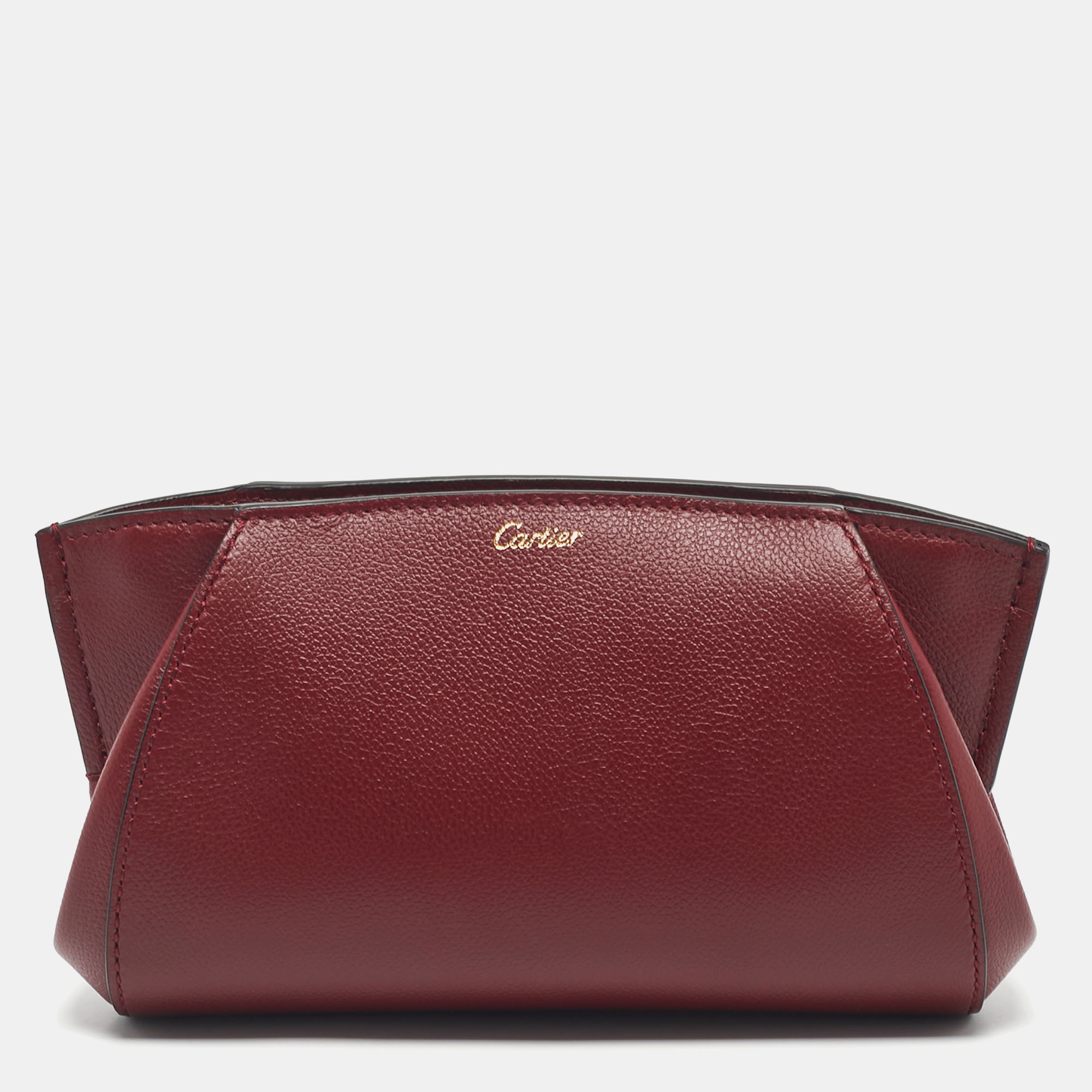 

Cartier Red Leather C De Cartier Clutch